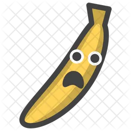 Sad Banana Emoji Icon