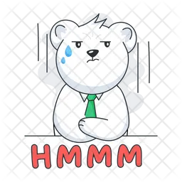 Sad Bear  Icon