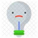 Sad Bulb Sad Bulb Icon