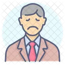 Businessman Sad Unhappy Icon