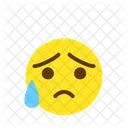 Sad Unhappy Worry Icon