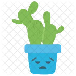 Sad Cactus  Icon