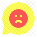 Communication Sad Emoticon Icon