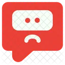 Sad Chat Chat Chat Box Symbol