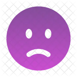 Sad circle  Icon