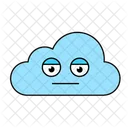 Sad Cloud  Icon