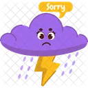 Weather Cloud Sorry Icon