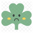 Sad Coriander Face Emoticon Emotion Icon
