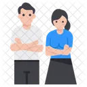 Angry Couple Relationship Issues Relationship Misunderstandings Icon