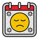 Face Emoticon Calendar Icon