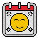 Face Emoticon Calendar Icon