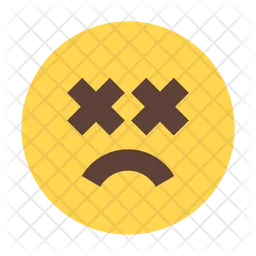 Sad Dizzy Emoji Icon