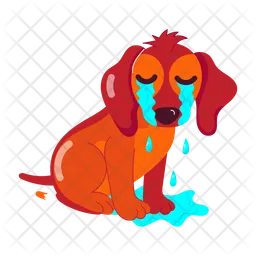 Sad Dog  Icon