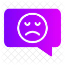 Sad Emoji Dialogue Emoticon Icon