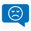 Sad Emoji Dialogue Emoticon Icon