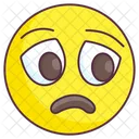 Sad Emoji Sad Expression Emotag Icon