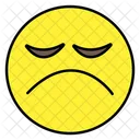 Sad Emoji Emotion Emoticon Icon