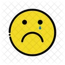 Cry Sad Emotion Icon