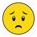 Sad Emoji Face Icon