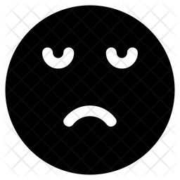 Sad Face Emoji Icon