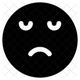 Sad Face Emoji Icon