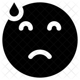 Sad Face Emoji Icon