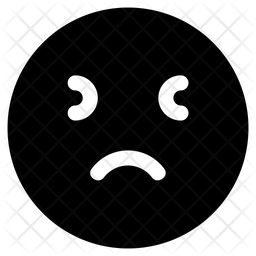 Sad Face Emoji Icon