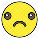 Sad Face Emoticon Smiley Icon