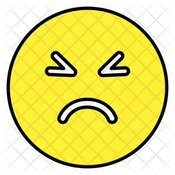 Sad Face Emoji Icon