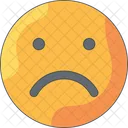 Sad Face Emoji Emoticon Icon