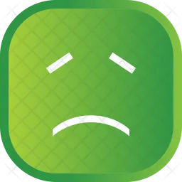 Sad face Emoji Icon