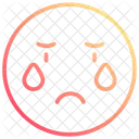 Sad Face Emoticon Emoji Icon