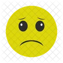 Sad Face Emoticon Emoji Icon