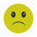 Sad Face Emoticon Emoji Icon