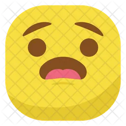 Sad Face With Mouth Gaping Emoji Icon