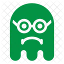 Sad Geek Ghost Icon
