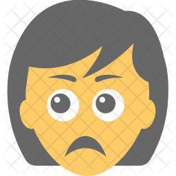 Sad Girl Icon