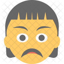 Sad Girl Icon