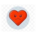 Sad Heart  Icon