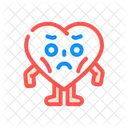 Heart Character Sad Icon