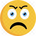 Emoji Unhappy Man Icon