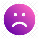 Sad Unhappy Smiley Icon