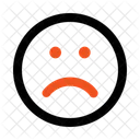 Sad Unhappy Smiley Icon