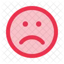 Sad Unhappy Smiley Icon