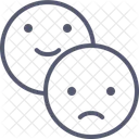 Sad Happy Smile Icon