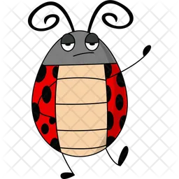Sad Ladybug  Icon
