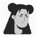 Sad latinamerican girl  アイコン