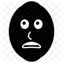 Sad Lemon Face  Icon