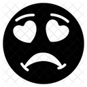 Sad Love Emoji Sad Expression Emotag Icon
