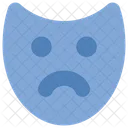 Christmas Mask Sad Icon